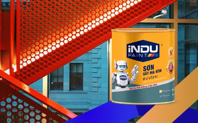 Sơn sắt mạ kẽm iNDU
